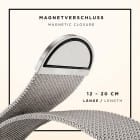 ONEFLOW Milano Mesh Apple Watch 2 (42mm) Armband Damen Metall – Produktbild 5