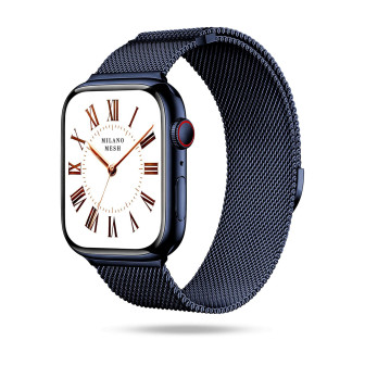 ONEFLOW Milano Mesh Apple Watch 3 (38mm) Armband Damen Metall – Napoli Blue ONEFLOW Milano Mesh Apple Watch 3 (38mm) Armband Damen Metall – Napoli Blue