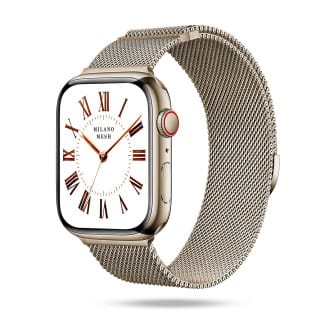 ONEFLOW Milano Mesh Apple Watch 3 (38mm) Armband Damen Metall – Verona Oro ONEFLOW Milano Mesh Apple Watch 3 (38mm) Armband Damen Metall – Verona Oro