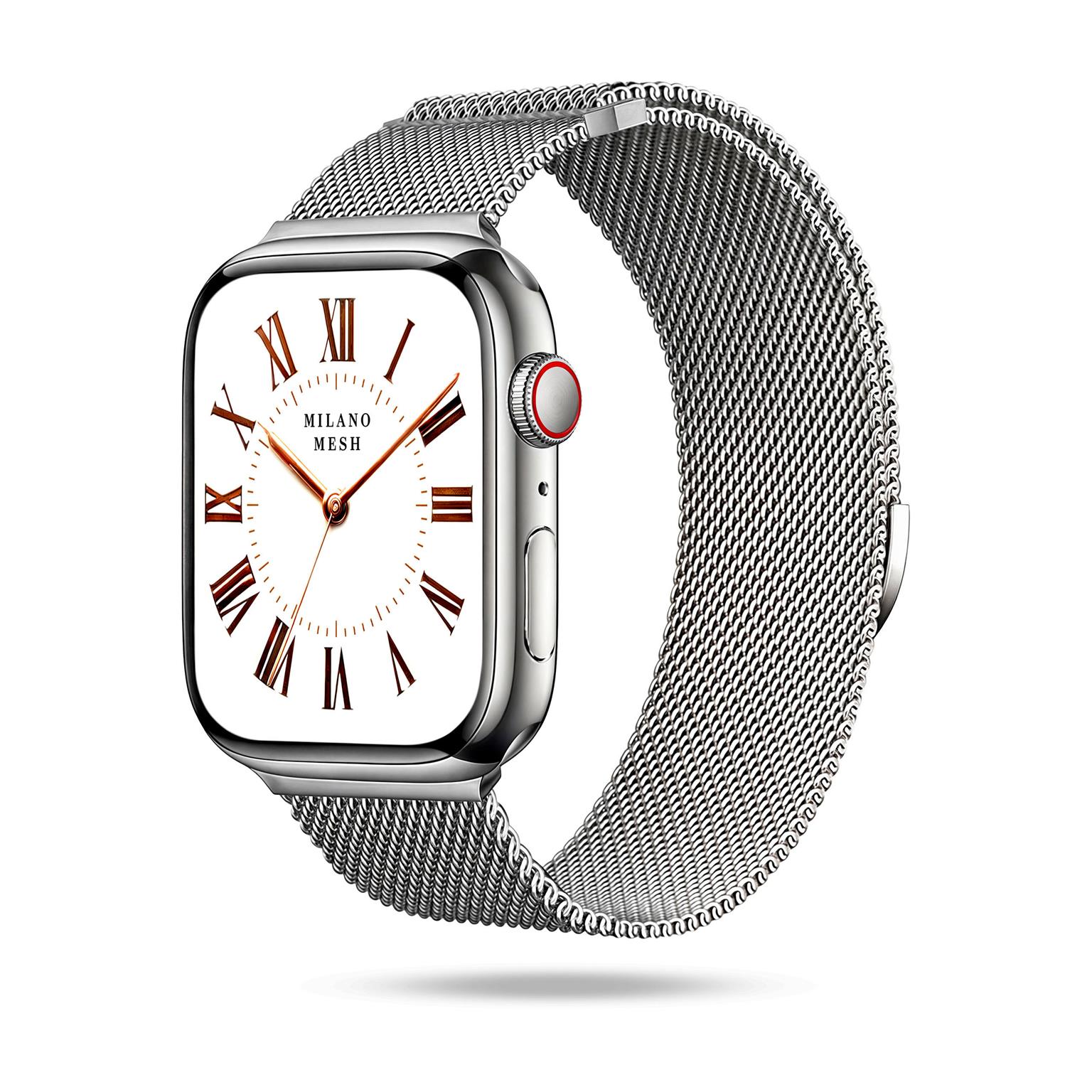 ONEFLOW Milano Mesh Apple Watch 3 (38mm) Armband Damen Metall – undefined