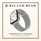 ONEFLOW Milano Mesh Apple Watch 3 (38mm) Armband Damen Metall – Produktbild 3