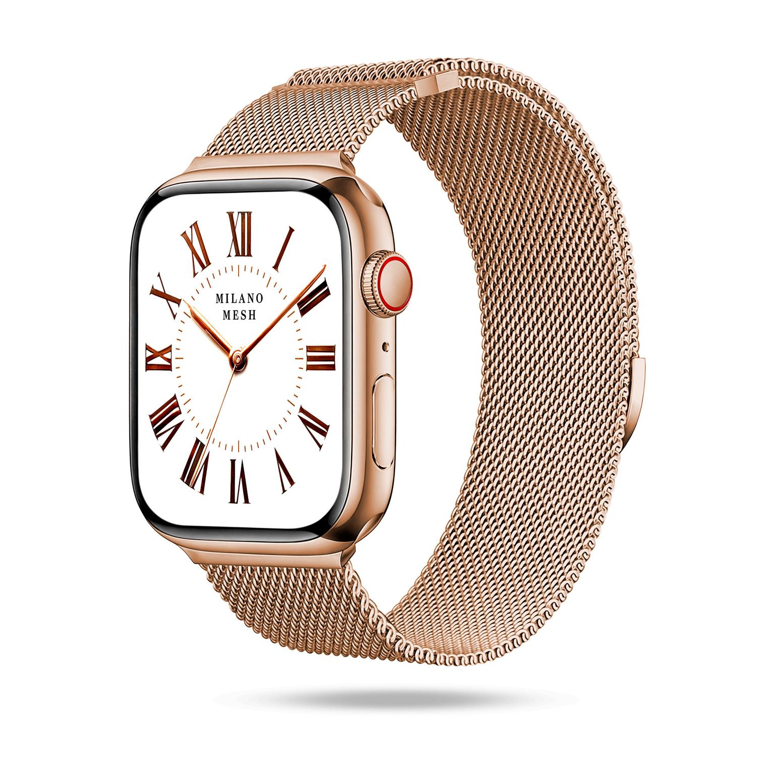 ONEFLOW Milano Mesh Apple Watch 3 (42mm) Armband Damen Metall – undefined