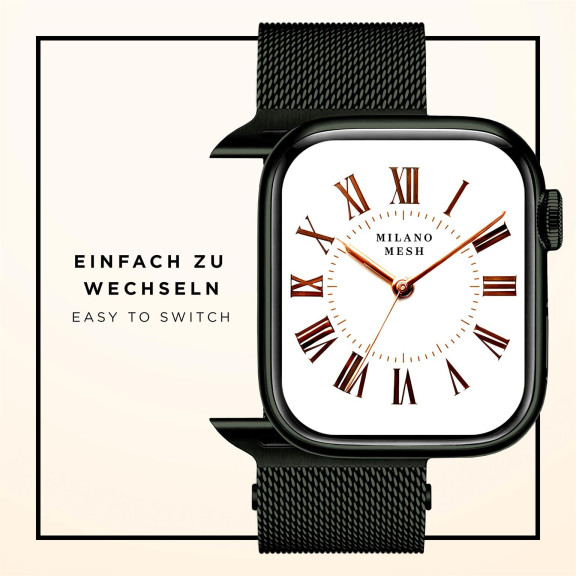 ONEFLOW Milano Mesh Apple Watch 4 (44mm) Armband Damen Metall – Weiteres Produktbild 7