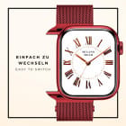 ONEFLOW Milano Mesh Apple Watch 5 (44mm) Armband Damen Metall – Produktbild 7