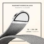 ONEFLOW Milano Mesh Apple Watch 5 (44mm) Armband Damen Metall – Produktbild 5