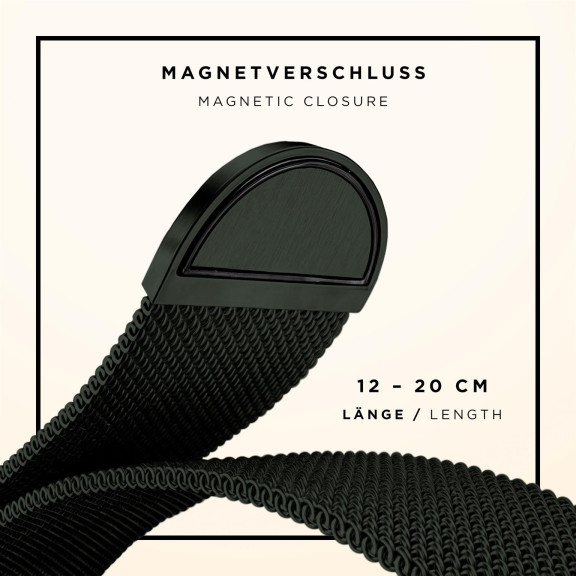 ONEFLOW Milano Mesh Apple Watch 6 (40mm) Armband Damen Metall – Weiteres Produktbild 5