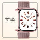 ONEFLOW Milano Mesh Apple Watch 6 (40mm) Armband Damen Metall – Weiteres Produktbild 7