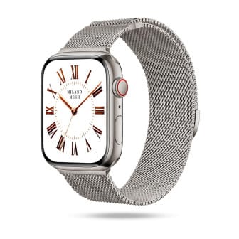 ONEFLOW Milano Mesh Apple Watch 6 (44mm) Armband Damen Metall – Capri Glow ONEFLOW Milano Mesh Apple Watch 6 (44mm) Armband Damen Metall – Capri Glow