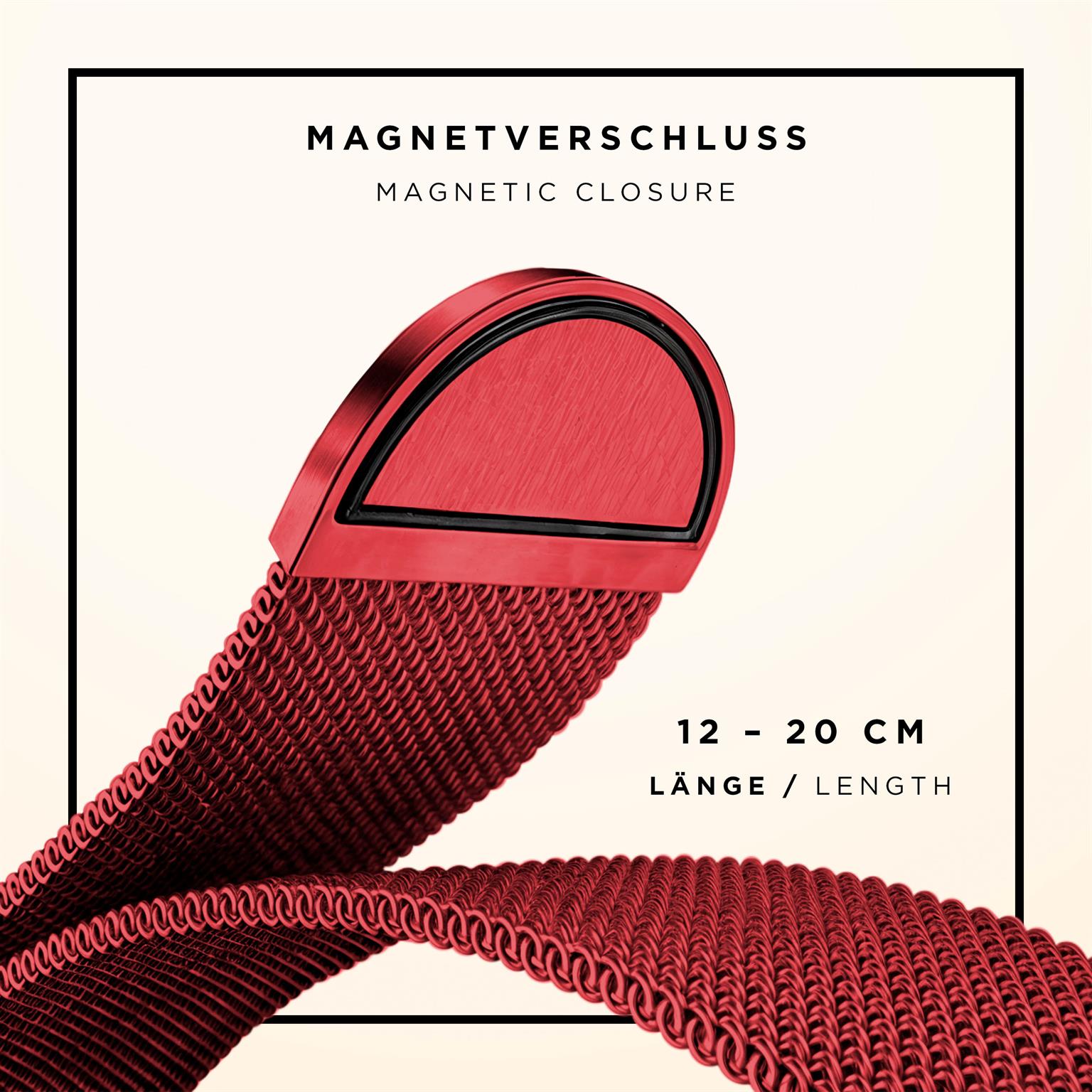 ONEFLOW Milano Mesh Apple Watch 7 (41mm) Armband Damen Metall – Weiteres Produktbild 5 ONEFLOW Milano Mesh Apple Watch 7 (41mm) Armband Damen Metall – Weiteres Produktbild 5