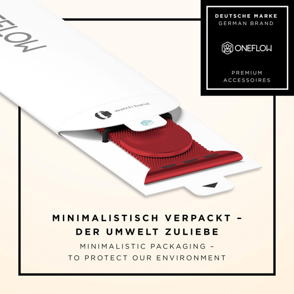 ONEFLOW Milano Mesh Apple Watch 7 (41mm) Armband Damen Metall – Weiteres Produktbild 8