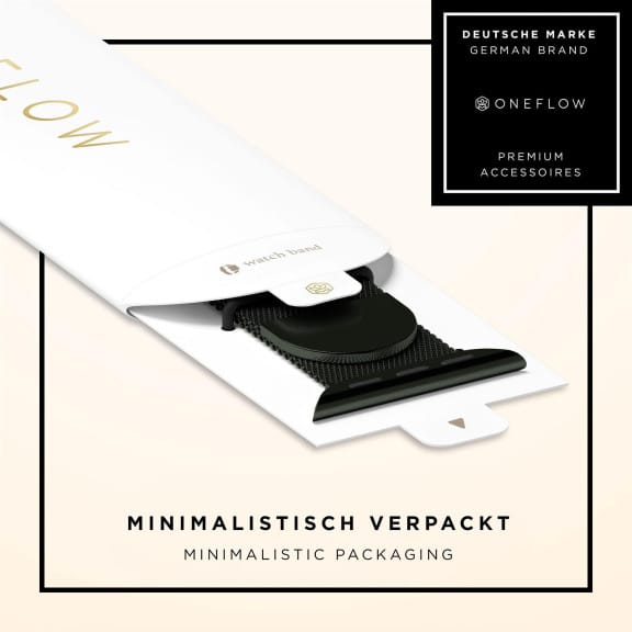 ONEFLOW Milano Mesh Apple Watch 7 (45mm) Armband Damen Metall – Weiteres Produktbild 8 ONEFLOW Milano Mesh Apple Watch 7 (45mm) Armband Damen Metall – Weiteres Produktbild 8