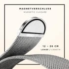 ONEFLOW Milano Mesh Apple Watch 7 (45mm) Armband Damen Metall – Produktbild 5