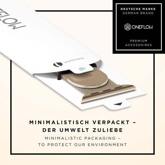 ONEFLOW Milano Mesh Apple Watch 8 (41mm) Armband Damen Metall – Weiteres Produktbild 8 ONEFLOW Milano Mesh Apple Watch 8 (41mm) Armband Damen Metall – Weiteres Produktbild 8