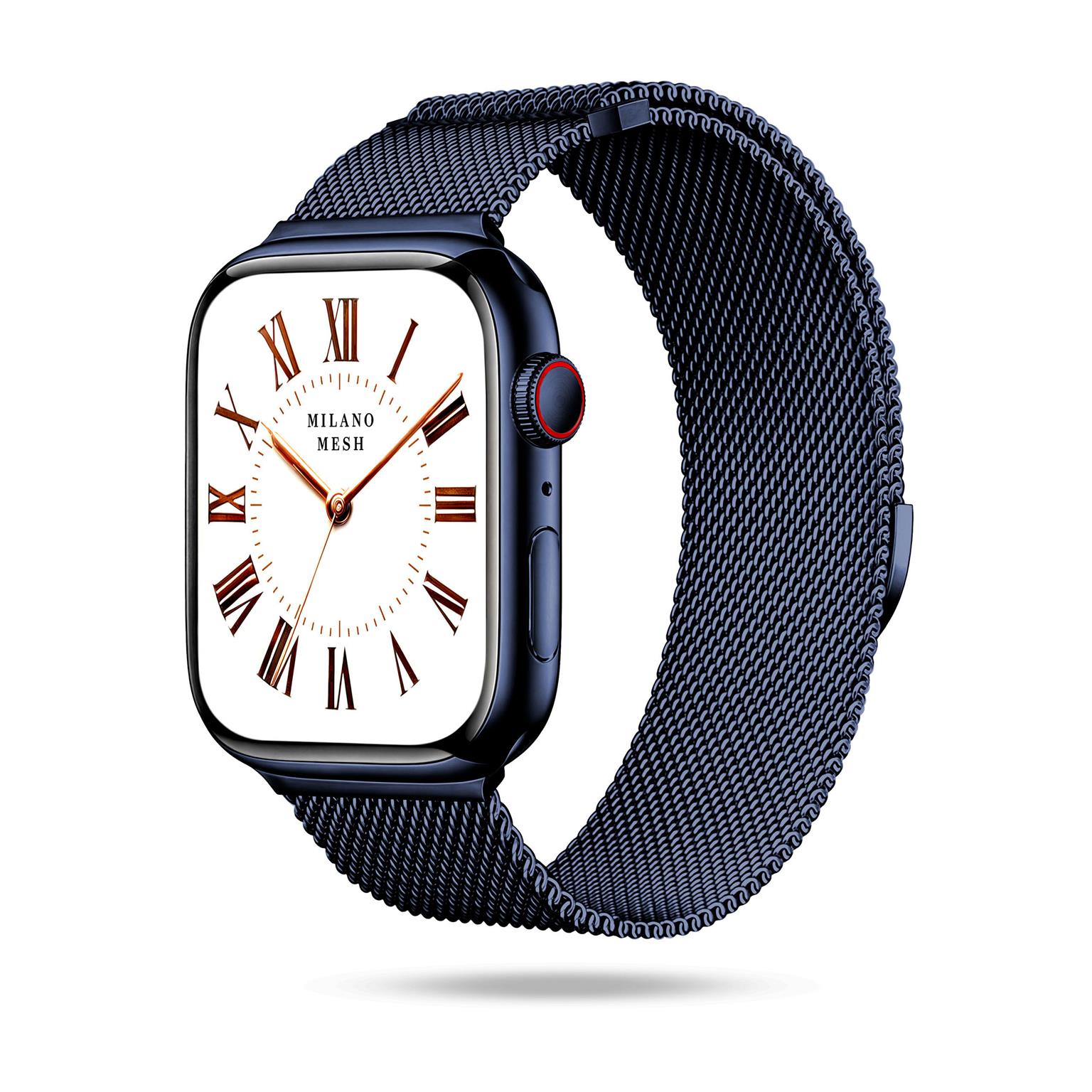 ONEFLOW Milano Mesh Apple Watch 8 (45mm) Armband Damen Metall – Weiteres Produktbild 1 ONEFLOW Milano Mesh Apple Watch 8 (45mm) Armband Damen Metall – Weiteres Produktbild 1