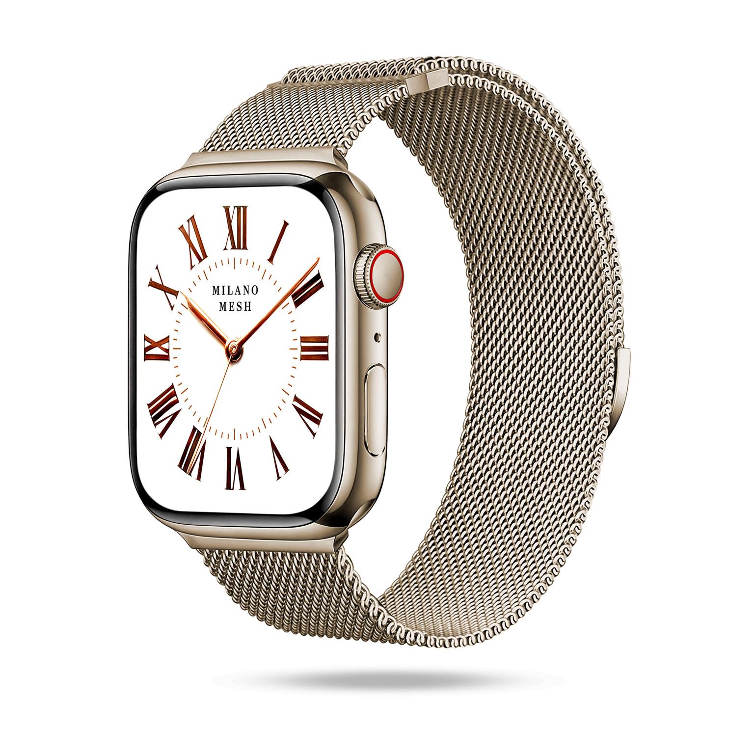 ONEFLOW Milano Mesh Apple Watch 8 (45mm) Armband Damen Metall Hauptbild