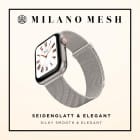 ONEFLOW Milano Mesh Apple Watch 8 (45mm) Armband Damen Metall – Produktbild 3