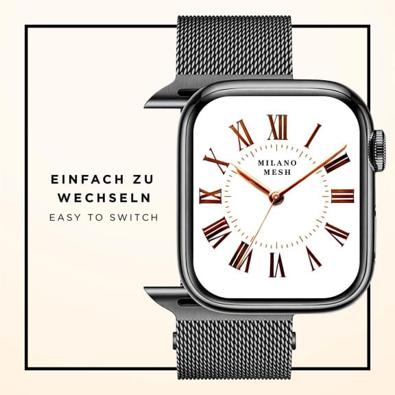 ONEFLOW Milano Mesh Apple Watch 9 (45mm) Armband Damen Metall – Weiteres Produktbild 7 ONEFLOW Milano Mesh Apple Watch 9 (45mm) Armband Damen Metall – Weiteres Produktbild 7