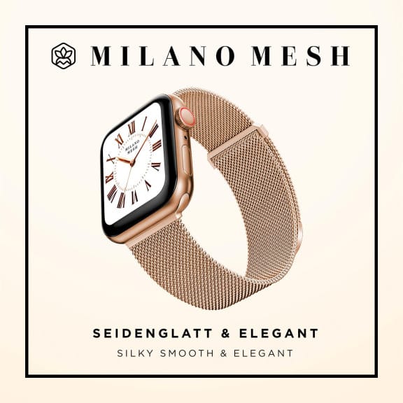 ONEFLOW Milano Mesh Apple Watch Ultra 1 (49mm) Armband Damen Metall – Weiteres Produktbild 3 ONEFLOW Milano Mesh Apple Watch Ultra 1 (49mm) Armband Damen Metall – Weiteres Produktbild 3