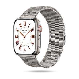 ONEFLOW Milano Mesh Apple Watch Ultra 1 (49mm) Armband Damen Metall – Capri Glow ONEFLOW Milano Mesh Apple Watch Ultra 1 (49mm) Armband Damen Metall – Capri Glow