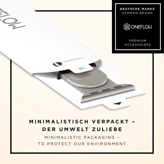 ONEFLOW Milano Mesh Apple Watch Ultra 1 (49mm) Armband Damen Metall – Weiteres Produktbild 8 ONEFLOW Milano Mesh Apple Watch Ultra 1 (49mm) Armband Damen Metall – Weiteres Produktbild 8