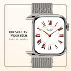 ONEFLOW Milano Mesh Apple Watch Ultra 2 (49mm) Armband Damen Metall – Weiteres Produktbild 7