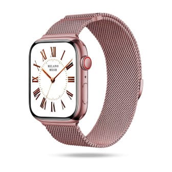 ONEFLOW Milano Mesh Apple Watch Ultra 3 (49mm) Armband Damen Metall – Toscana Rosa ONEFLOW Milano Mesh Apple Watch Ultra 3 (49mm) Armband Damen Metall – Toscana Rosa