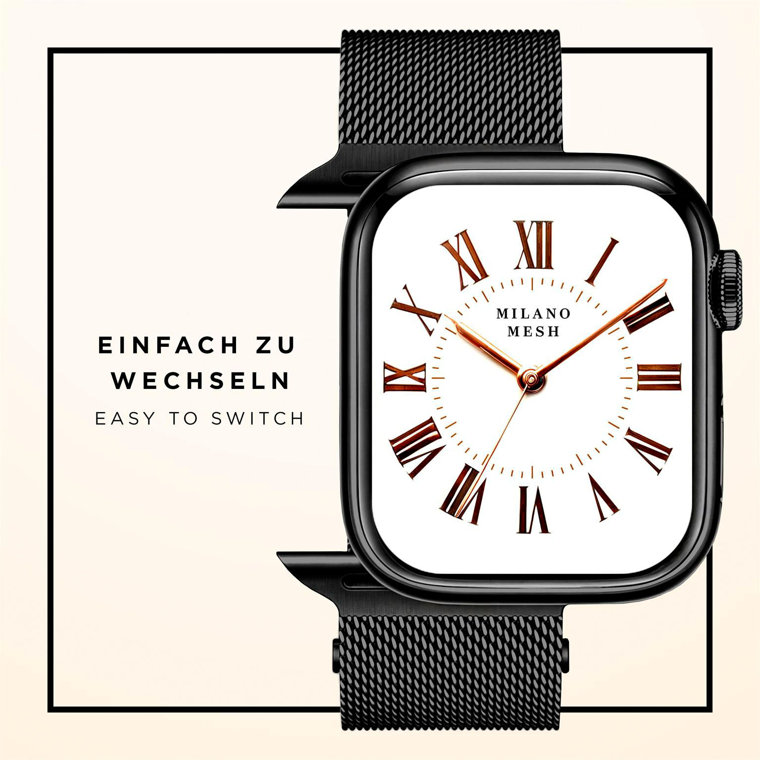 ONEFLOW Milano Mesh Apple Watch Ultra 3 (49mm) Armband Damen Metall – Weiteres Produktbild 7 ONEFLOW Milano Mesh Apple Watch Ultra 3 (49mm) Armband Damen Metall – Weiteres Produktbild 7