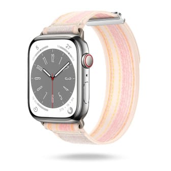 ONEFLOW Nomad Strap Apple Watch SE 2 (44mm) Nylon Armband Outdoor – Blush Horizon ONEFLOW Nomad Strap Apple Watch SE 2 (44mm) Nylon Armband Outdoor – Blush Horizon