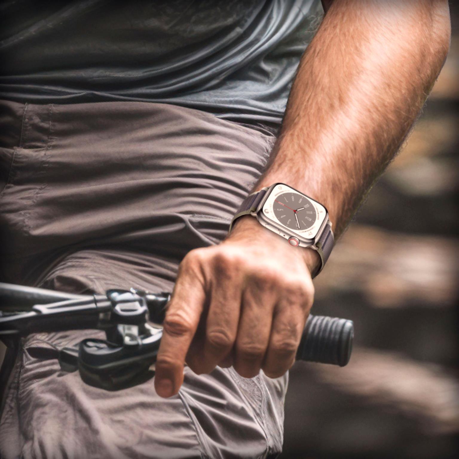 ONEFLOW Nomad Strap Apple Watch SE 2 (44mm) Nylon Armband Outdoor – Weiteres Produktbild 2