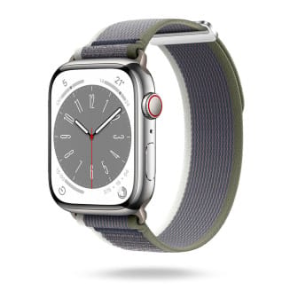 ONEFLOW Nomad Strap Apple Watch SE 3 (44mm) Nylon Armband Outdoor – Trailblazer Slate ONEFLOW Nomad Strap Apple Watch SE 3 (44mm) Nylon Armband Outdoor – Trailblazer Slate
