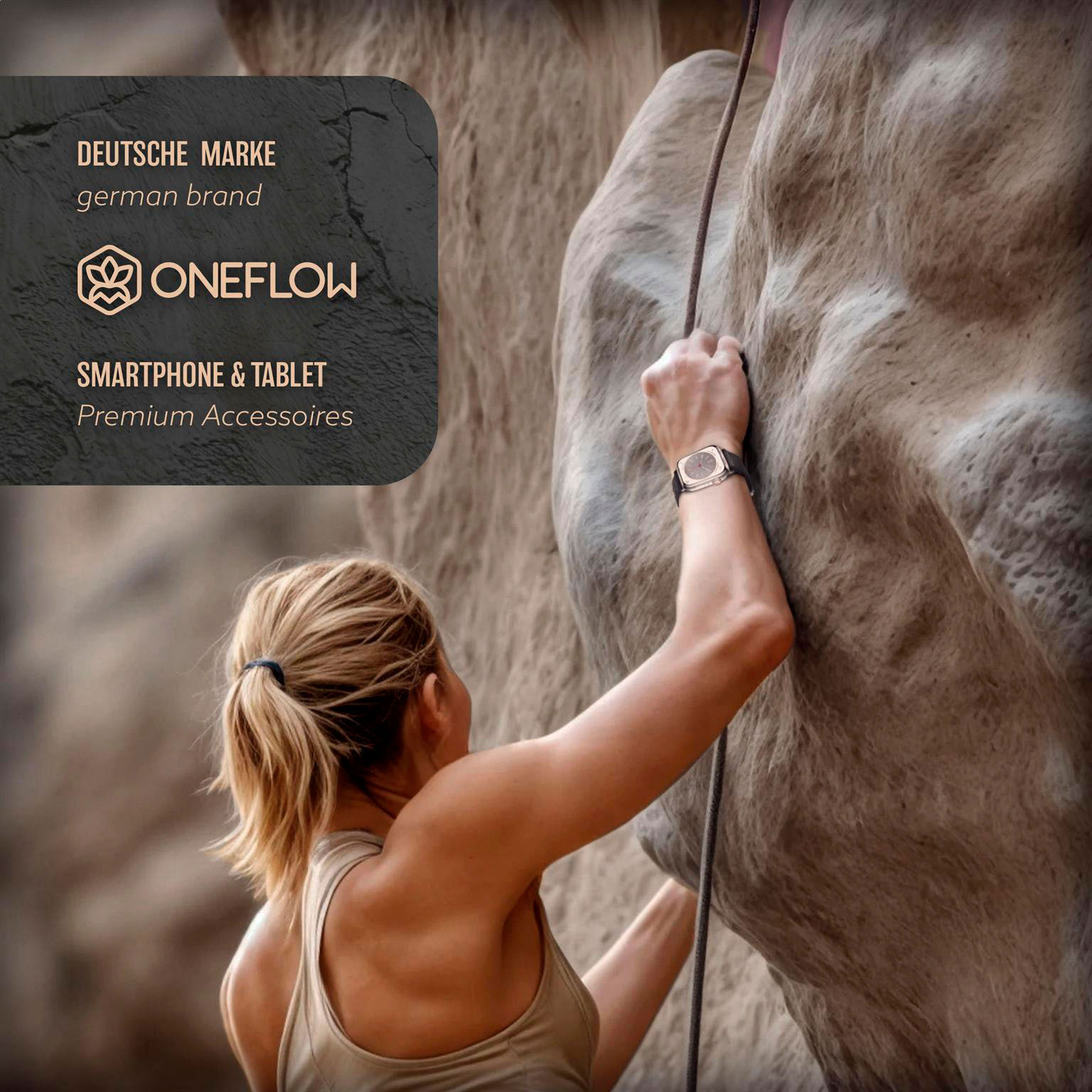 ONEFLOW Nomad Strap Apple Watch SE 3 (44mm) Nylon Armband Outdoor – Weiteres Produktbild 5