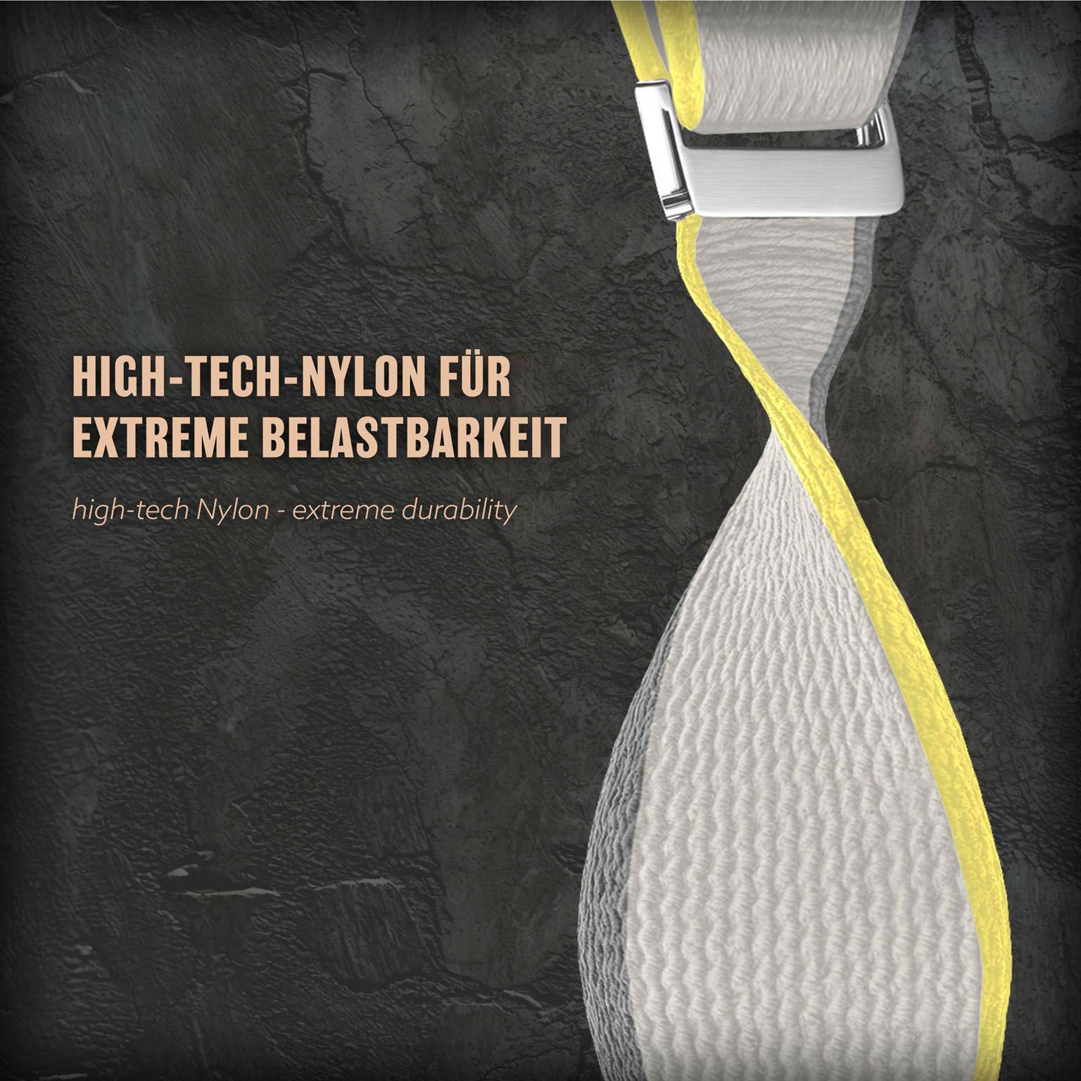 ONEFLOW Nomad Strap Apple Watch 11 (46mm) Nylon Armband Outdoor – Weiteres Produktbild 6 ONEFLOW Nomad Strap Apple Watch 11 (46mm) Nylon Armband Outdoor – Weiteres Produktbild 6