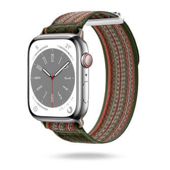 ONEFLOW Nomad Strap Apple Watch 11 (46mm) Nylon Armband Outdoor – Forest Camo ONEFLOW Nomad Strap Apple Watch 11 (46mm) Nylon Armband Outdoor – Forest Camo