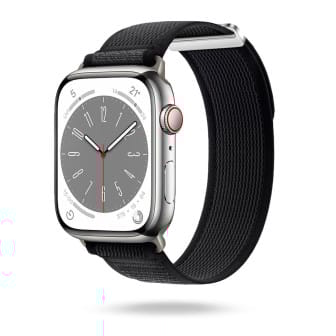 ONEFLOW Nomad Strap Apple Watch 11 (46mm) Nylon Armband Outdoor – Midnight Shadow ONEFLOW Nomad Strap Apple Watch 11 (46mm) Nylon Armband Outdoor – Midnight Shadow