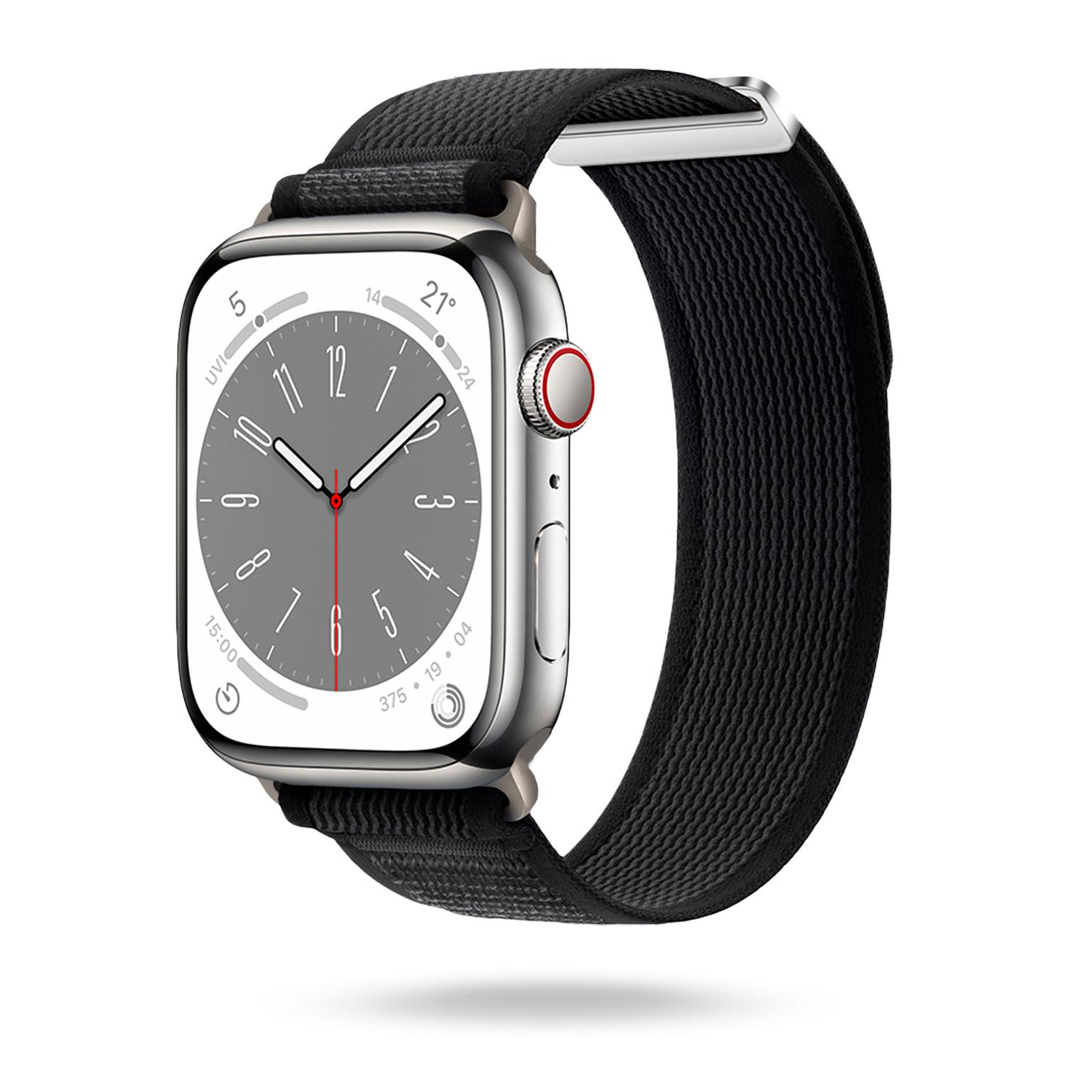 ONEFLOW Nomad Strap Apple Watch 7 (45mm) Nylon Armband Outdoor – Weiteres Produktbild 1