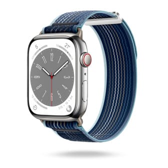 ONEFLOW Nomad Strap Apple Watch Ultra 2 (49mm) Nylon Armband Outdoor – Storm Blue ONEFLOW Nomad Strap Apple Watch Ultra 2 (49mm) Nylon Armband Outdoor – Storm Blue
