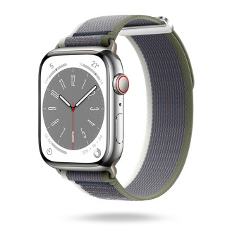 ONEFLOW Nomad Strap Apple Watch Ultra 2 (49mm) Nylon Armband Outdoor – Trailblazer Slate ONEFLOW Nomad Strap Apple Watch Ultra 2 (49mm) Nylon Armband Outdoor – Trailblazer Slate