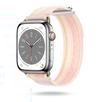 ONEFLOW Nomad Strap Apple Watch Ultra 3 (49mm) Nylon Armband Outdoor – Blush Horizon ONEFLOW Nomad Strap Apple Watch Ultra 3 (49mm) Nylon Armband Outdoor – Blush Horizon