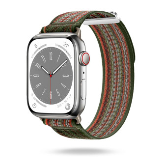 ONEFLOW Nomad Strap Apple Watch Ultra 3 (49mm) Nylon Armband Outdoor – Forest Camo