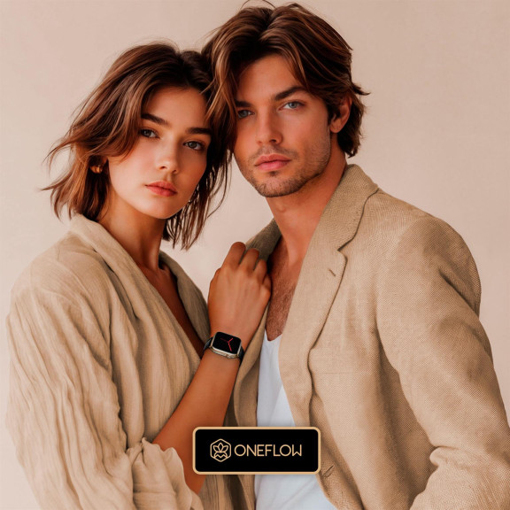 ONEFLOW Prestige Strap Apple Watch SE 1 (44mm) Armband Leder – Weiteres Produktbild 5