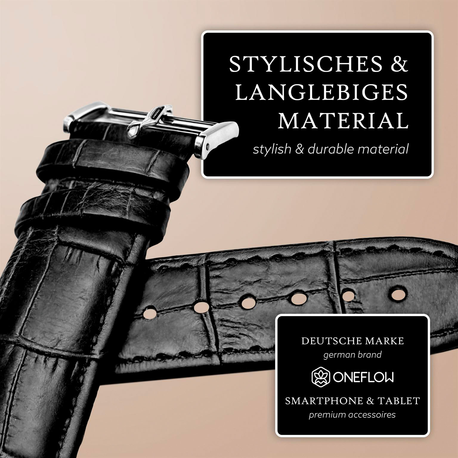 ONEFLOW Prestige Strap Apple Watch 11 (46mm) Armband Leder – Weiteres Produktbild 2 ONEFLOW Prestige Strap Apple Watch 11 (46mm) Armband Leder – Weiteres Produktbild 2