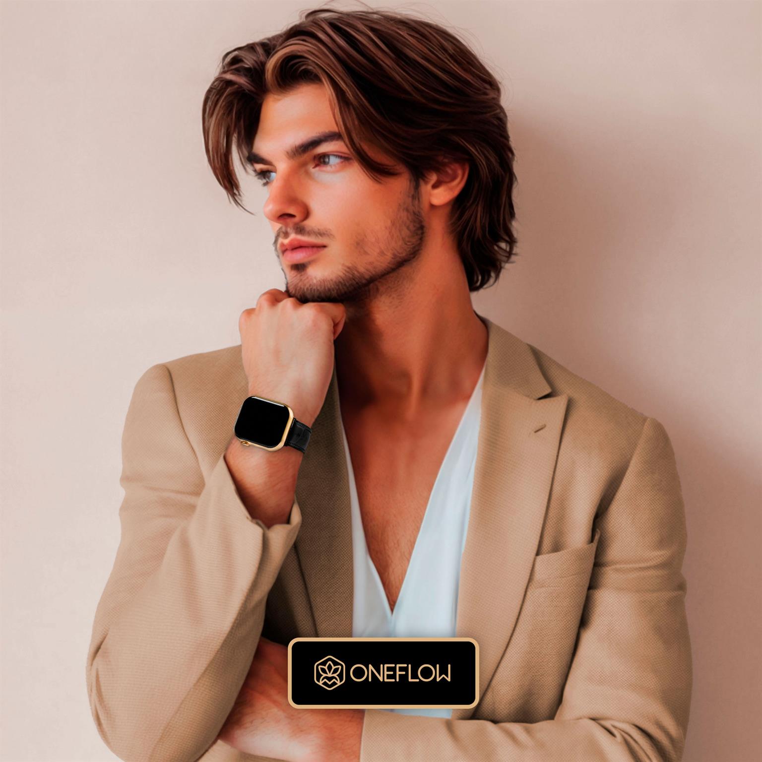 ONEFLOW Prestige Strap Apple Watch 7 (45mm) Armband Leder – Weiteres Produktbild 7 ONEFLOW Prestige Strap Apple Watch 7 (45mm) Armband Leder – Weiteres Produktbild 7