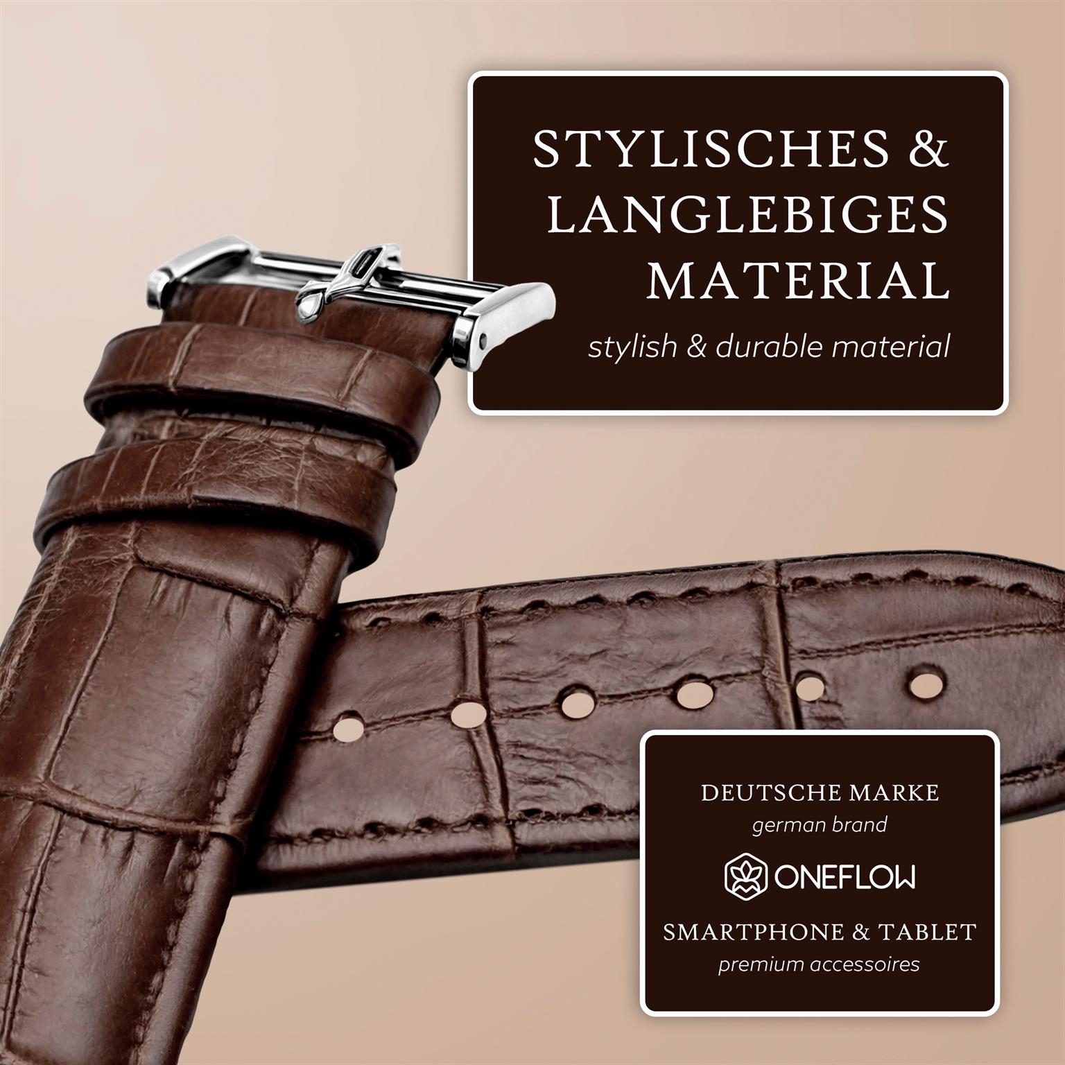 ONEFLOW Prestige Strap Apple Watch Ultra 2 (49mm) Armband Leder – Weiteres Produktbild 2 ONEFLOW Prestige Strap Apple Watch Ultra 2 (49mm) Armband Leder – Weiteres Produktbild 2