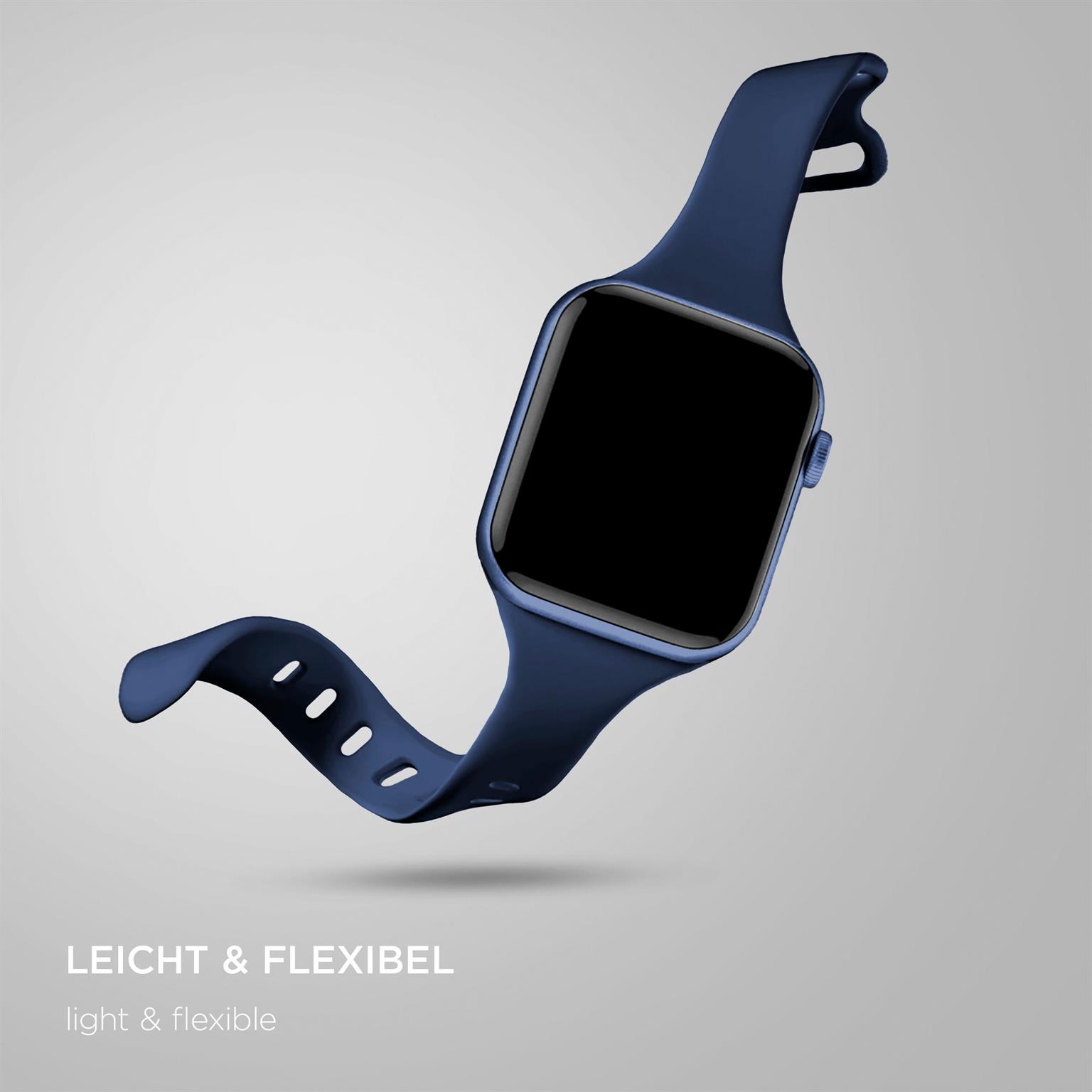 ONEFLOW Soft Band Slim Apple Watch SE 1 (40mm) Sportarmband Schmal – Weiteres Produktbild 4