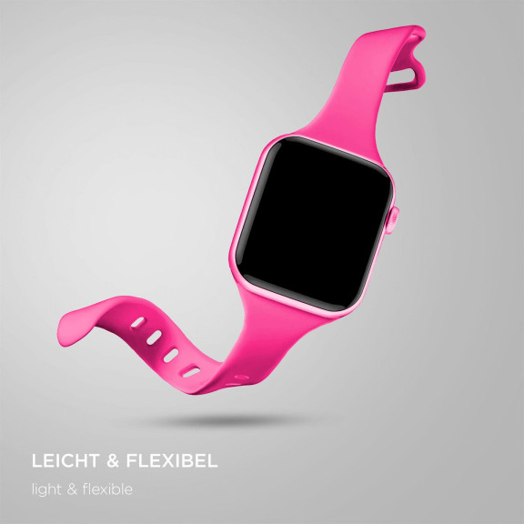ONEFLOW Soft Band Slim Apple Watch SE 1 (44mm) Sportarmband Schmal – Weiteres Produktbild 5