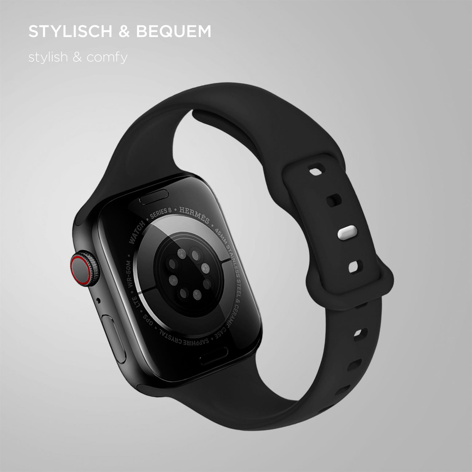 ONEFLOW Soft Band Slim Apple Watch SE 2 (40mm) Sportarmband Schmal – Weiteres Produktbild 1