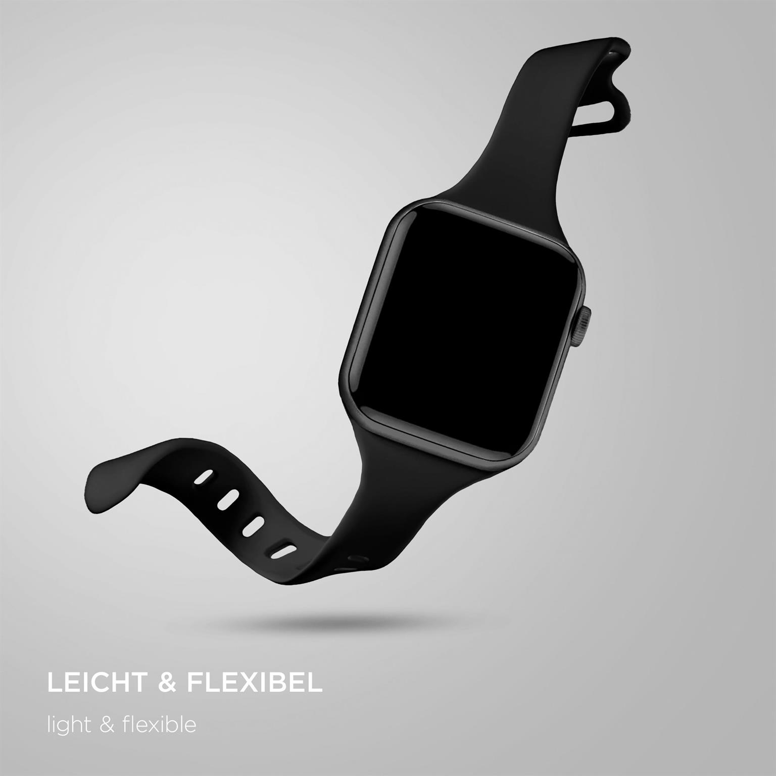 ONEFLOW Soft Band Slim Apple Watch SE 2 (40mm) Sportarmband Schmal – Weiteres Produktbild 4