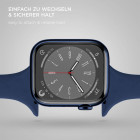 ONEFLOW Soft Band Slim Apple Watch SE 2 (44mm) Sportarmband Schmal – Produktbild 6
