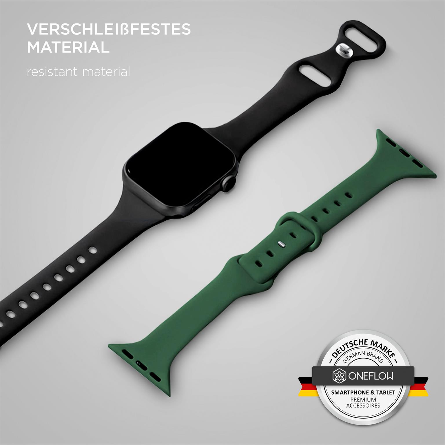 ONEFLOW Soft Band Slim Apple Watch SE 2 (44mm) Sportarmband Schmal – Weiteres Produktbild 2