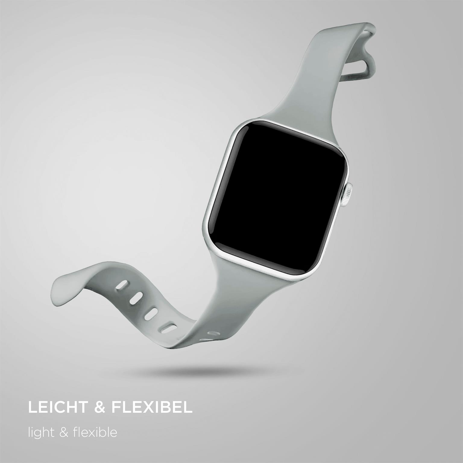ONEFLOW Soft Band Slim Apple Watch SE 2 (44mm) Sportarmband Schmal – Weiteres Produktbild 4